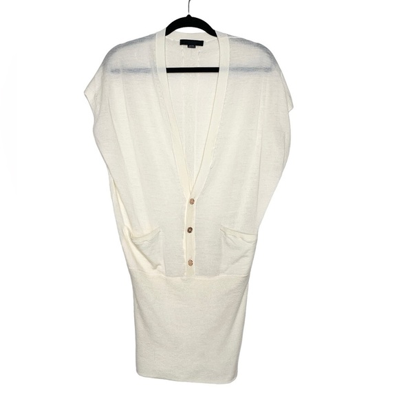 Alexander Wang‎ Wool Deep V-neck Sweater Dress - Picture 1 of 8
